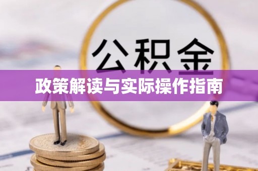 安定政策解读与实际操作指南
