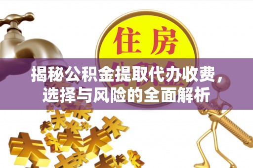 安定揭秘公积金提取代办收费，选择与风险的全面解析